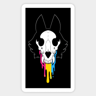 Skull Pride - Pansexual Magnet